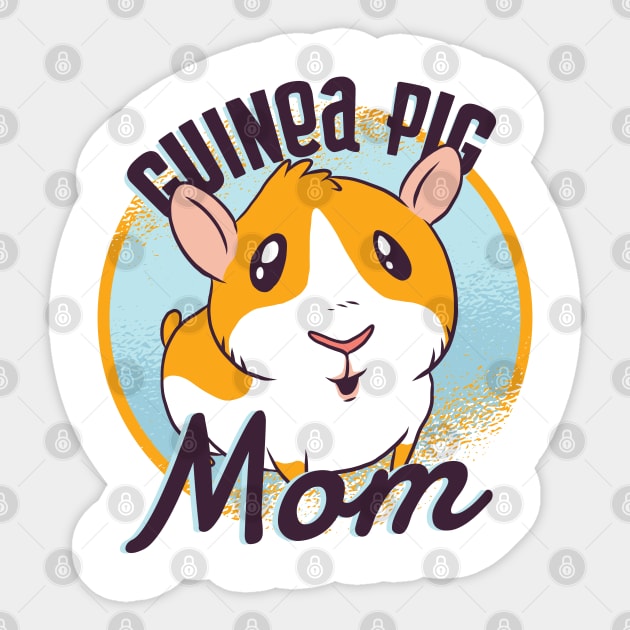 Guinea Pig Mom Sticker by madeinchorley